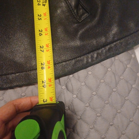 Valerie Stevens Black Genuine Leather Jacket (Lambskin) Size LP - Picture 8 of 9